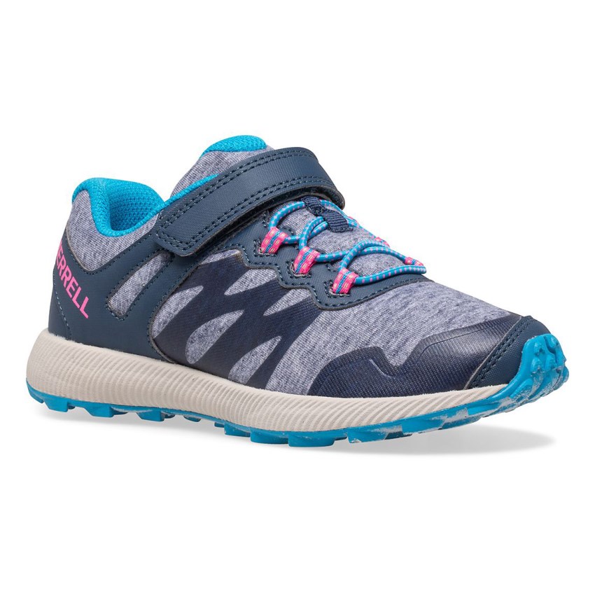 Basket Merrell Nova 2 Bleu Marine Enfant | F.Q.ARVW